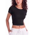 thumbnail image 7 of ARRIA Women's Slim Fit Scoop Neck T-Shirt, Ultra-Soft Stretch Cotton Short Sleeve Basic Tee, 7 of 7