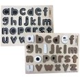 thumbnail image 2 of Creative Beginning Wooden Lowercase Alphabet Puzzle for Kids Ages 3-5 with Tracers & Chalkboard Base, ABC Learning Blocks Printing and Letter Matching Educational Toy, 2 of 9