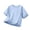 Blue, variant on Girls' T-Shirt Unisex Kids Solid Basic Classic Crew Neck Simple Daily Tees 120-170