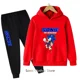 thumbnail image 5 of Conjunto de ropa informal para niños y niñas con capucha de Sonic, 2 piezas, primavera y otoño, chándal con capucha y pantalones de dibujos animados para niñas, 5 of 5