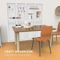 thumbnail image 4 of 4 Panel Pegboard Room Divider for Privacy and Storage | White, 4 of 7