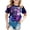 Blue, variant on Miaoju Girls Tops Size 14-16 Crew Neck Cute Graphic Short Sleeve T-Shirt Funny Sports T-Shirt Summer Clothes for Girls