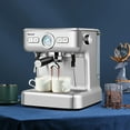 thumbnail image 3 of Costway Semi-Automatique Machine à Expresso Pompe à Eau Pression Réservoir W / Mousseur de Lait Baguette, 3 of 10