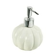 thumbnail image 4 of yotijay Ceramics Soap Dispenser Creative Countertop Soap Dispenser Pumpkin Shaped Bottle White, 4 of 9