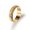 1style, variant on Womens 925 Silver Ring with Gold Circular Texture and Narrow Face Elegant Zircon Inlay Fashion Ring Womens Jewelry Statement Ring