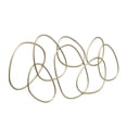 thumbnail image 5 of CosmoLiving by Cosmpolitan Contemporary Metal Round Abstract Design Wall Décor, 43"W x 22"H with Gold Polished Finish, 5 of 7