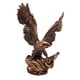 thumbnail image 2 of Estatuilla de águila, escultura, decoración de mesa, artesanías Feng Shui pintadas a mano para sala de estudio, 2 of 9
