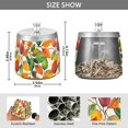 thumbnail image 2 of Yayeee Ashtray with Lid for Cigarette Smokeless Stainless Steel Home Ash Holder, Beige Leaves, 2 of 7
