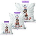 thumbnail image 4 of Happy 4th of July Patriotic German Shorthaired Pointer Marching Band Uniform Balloons Fireworks Pillow Cushion Double Sided GSP Lover Dog Gift Throw Pillow - 13009, 4 of 4