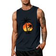 thumbnail image 3 of Yifymode Mens Sleeveless Tank Tops Graphic Workout Gym Shirts Palm Tree Vintage Style T-Shirt, 3 of 5