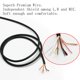 thumbnail image 4 of Cable de audio de repuesto NewFantasia de 3,5 mm, 5 polos macho, 4 of 7
