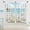 01blue, variant on Ocean Beach Coastal Curtains Teal Blue Hawaiian Sea Floral Scenery Rustic Wildflower Plant Rod Pocket White Wooden Window Seascape Bedroom Living Room Treatment Fabric 2 Panels 52Wx84H Inch