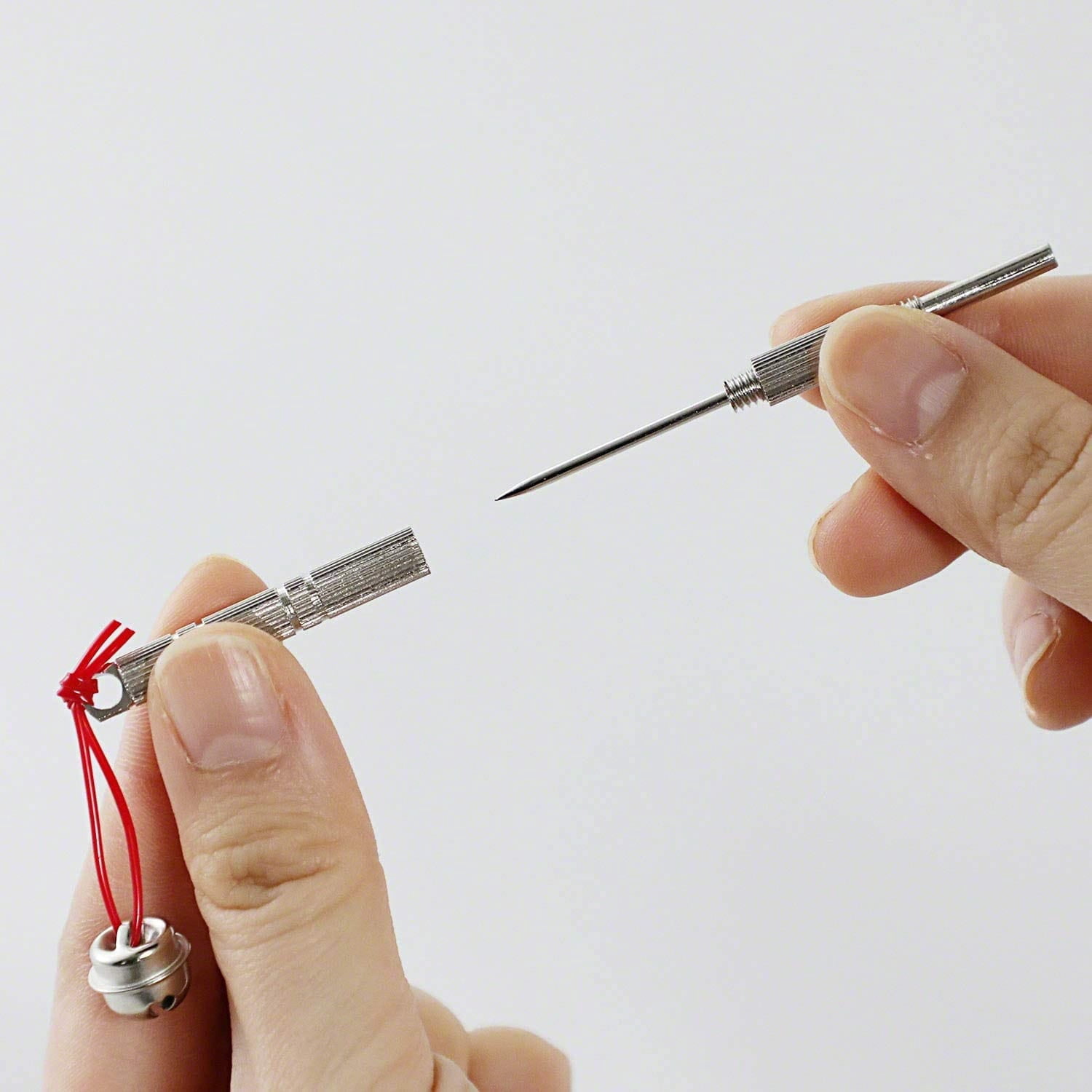 Wazakura Made in Japan Ikebana for Beginners Tool Kit. Koryu Scissors, Balck Kenzan Flower Holder 2.4" + Care Tool