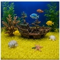 thumbnail image 4 of Sktrjpolfis Yellow Glow Stones 1000PCS 0.5cm Luminous Pebbles for Garden Yard Walkway Aquarium Patio Outdoor Decor, 4 of 5
