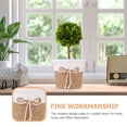 thumbnail image 2 of MasteelfCA 4pcs Imitation Paper-woven Flowerpots Plant Pots Simple Plants Container, 2 of 7