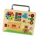 thumbnail image 4 of Tablero de actividades de madera con luz LED, juguetes de viaje, actividades preescolares, juguete con interruptor para D, 4 of 9