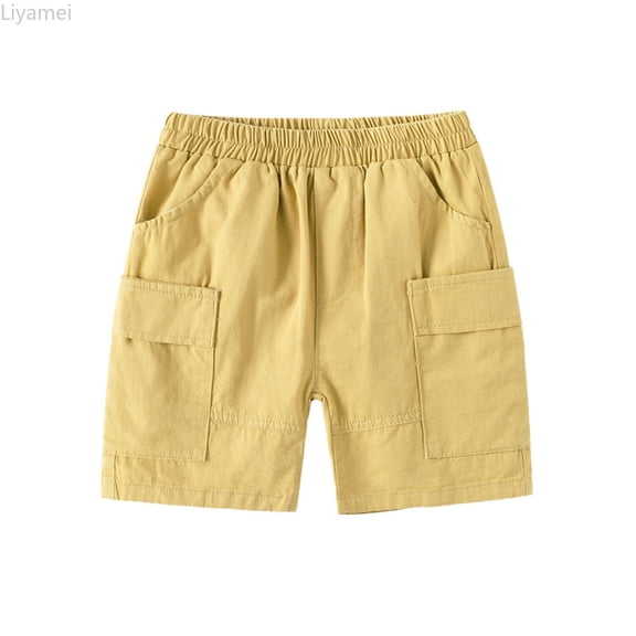 Liyamei Boys Cargo Shorts Summer Casual Comfortable Lightweight Breathable Kids Toddler Pants For Outdoor Play Boys Summer Shorts Size 2-3 Years