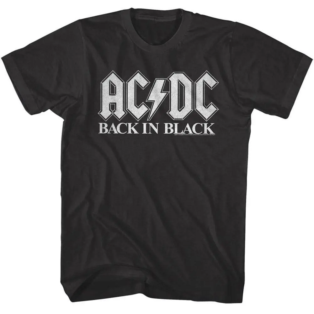 AC/DC Back In Black Black Adult T-Shirt - Walmart.com
