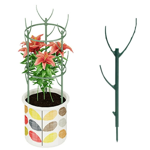 Noehoiugi Stackable Twig,1 Pack Plant Support Frame & Plant Cage Support Rings For Sphagnum, Twig Trellis For Indoor Outdoor Plants Potted Plants Flower Other Climbing Plants