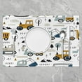 thumbnail image 2 of Cartoon Car Table Place Mats 18"x12" Set of 4 Cartoon Car Excavator Tractor Party Decor Table Mats Construction Washable Fabric Table Mats PlacematBedroom Decor Equipment Trucks White Placemats, 2 of 4
