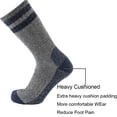 thumbnail image 3 of Calcetines de lana Cerebro Cerebro Merino para hombre, senderismo a media pantorrilla, 3 of 8