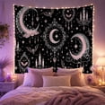 thumbnail image 2 of Spooky Mug and Ghost Pattern Tapestry Wall Hanging, 2 of 7