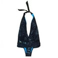 thumbnail image 3 of WET Swimwear by Beach Rays Women's Plunge V-Neck One Piece Swimsuit, Allure Black, XS, 3 of 4