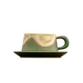 thumbnail image 2 of Binmer Coffee Cup And Saucer Set Lattes Ceramic Mug Mug Practical Gifts Gift Set, 2 of 6