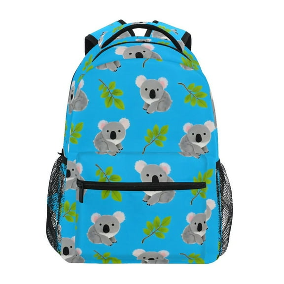 ALAZA Stylish Backpack Koala Leaves Elementary Bookbag Personalized Laptop School Bags Travel Daypack