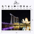 thumbnail image 3 of ABPHOTO Polyester 7x5ft Seaside City Night Backdrop Golden Sand Hotel Night Photography Background and Studio Photography Backdrop Props, 3 of 5