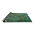 thumbnail image 2 of Ahgly Company Indoor Rectangle Medallion Turquoise Blue Traditional Area Rugs, 5' x 8', 2 of 4