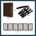 thumbnail image 4 of Algherohein Dog Gate for Inside,Bamboo Freestanding Pet Gate for Doorways,Indoor, 24" Espresso, 4 of 6