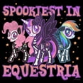 thumbnail image 2 of Girl's My Little Pony Halloween Trio Spookiest in Equestria  Graphic Tee Black X Small, 2 of 4