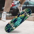 thumbnail image 4 of Skateboards for Beginners Seamless dinosaur wearing sunglasses hat tropical leaves elements 31"x8" Maple Double Kick Concave Boards Complete Skateboards Outdoor for Adults Youths Kids Teens Gifts, 4 of 5