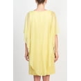 thumbnail image 3 of Glamour Scoop Neck Chiffon Cape Short Sleeve ITY Dress-BUTTER / 14, 3 of 4