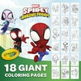 thumbnail image 2 of ( 2 Pack ) Crayola Spidey & His Amazing Friends Giant Coloring Pages, 18-Pgs, Coloring Gifts, 2 of 6