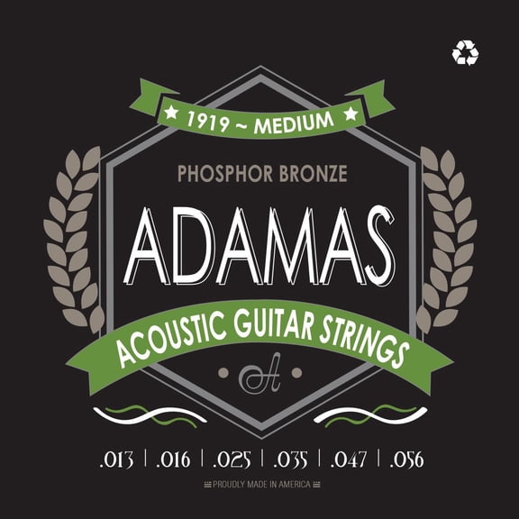 Ovation Adamas Phosphor Bronze Acoustic Guitar Strings (Medium)