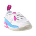 thumbnail image 2 of Nike Max 90 Crib (CB) Infants' Baby Shoes Football Grey-Summit White-Fire Pink ci0424-001, 2 of 6