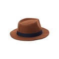 thumbnail image 2 of George Men’s Felt Fedora Hat, Sizes S-XL, 2 of 3