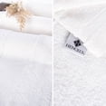 thumbnail image 3 of Hencely 18-Piece Turkish Cotton Towel Set – 6 Bath Towels, 6 Hand Towels & 6 Washcloths – Soft, Absorbent, Quick Dry – White, 3 of 7