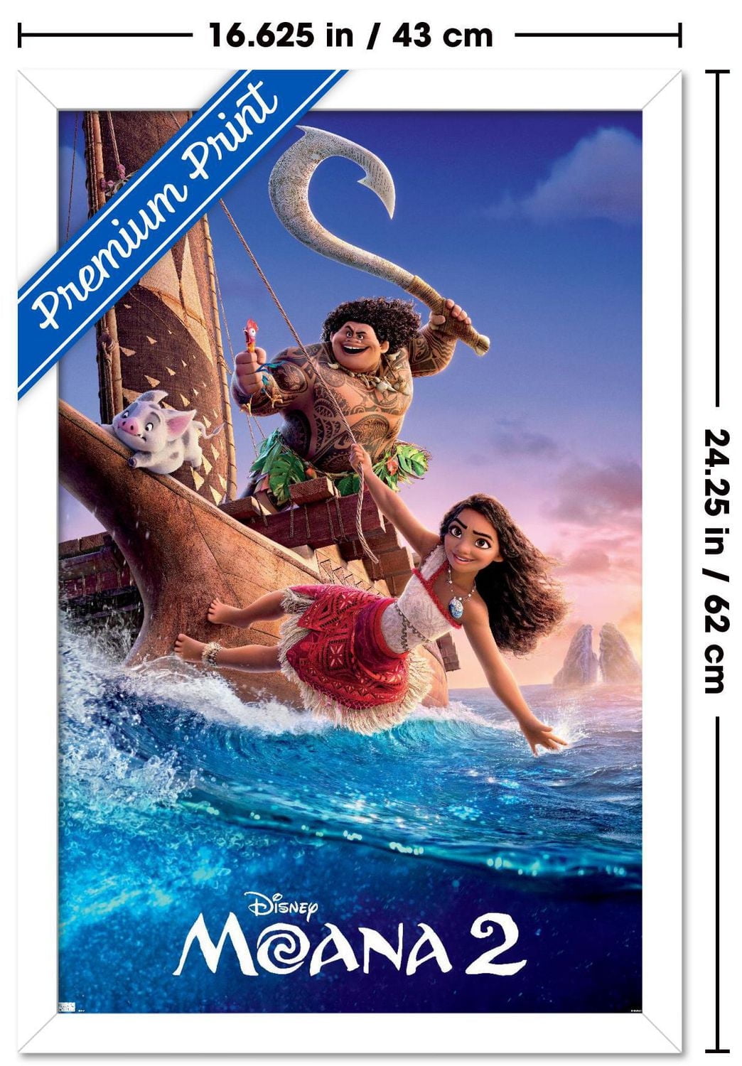 Disney Moana 2 - One Sheet Wall Poster