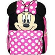 Ruz Adjustable Minnie Mouse Backpack, Pink, 12 inches