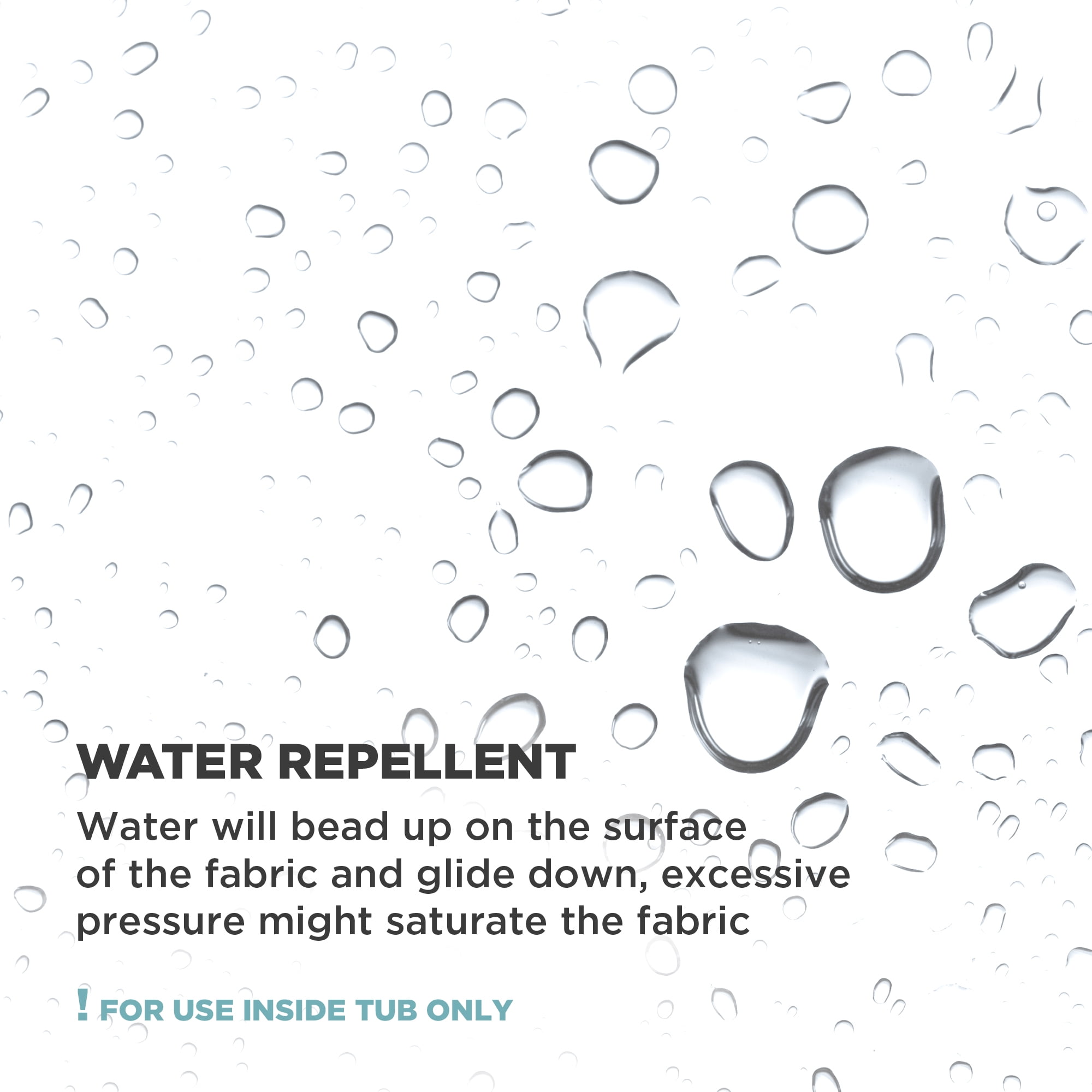 Water Repellent Fabric Shower Curtain Liner Black Zenna Home Walmart Com