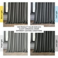 thumbnail image 3 of HPD Half Price Drapes Destiny Grey Heritage Plush Velvet Room Darkening Curtains for Bedroom & Living Room Curtains (1 Panel), Window Curtains 108 inches long, Extra Wide Curtains & Drapes,100W X 108L, 3 of 11