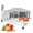 3/16 IN, variant on EastVita Commercial Heavy Duty Tomato Slicer 3/16" Tomato Cutter with Built-In Cutting Board for Home or Restaurant