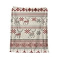 thumbnail image 2 of Christmas Throw Blanket for Couch 27x39, Plaid Winter Holiday Festival Cute Xmas Snowman Santa Gingerbread Blankets ,Soft Flannel Fleece Blankets for Home Living Room Bed Chair Decor, 2 of 6