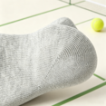thumbnail image 5 of Girls' Cotton Crew Socks 3-Pack - Beige Solid Color, Soft Breathable School Uniform Socks,Size 9 T, 5 of 6