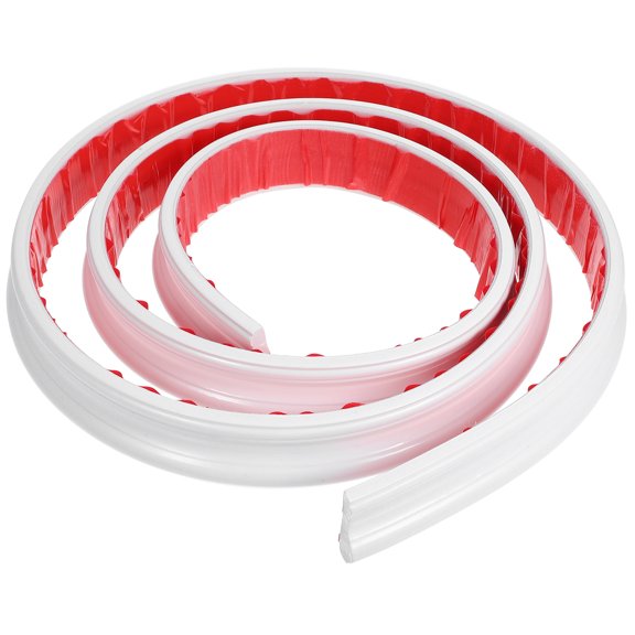 Mobestech White PVC Peel and Stick Wall Trim for Home Interior and Decorative Finishing