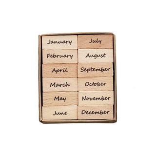 7ULY Rubber Stamp: Calendar