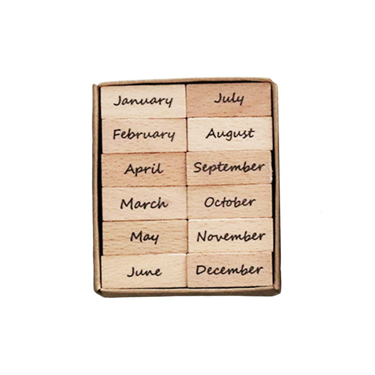 Clear Stamps Planner Journal Stamps Monthly Layout With Weeks, Dates Rubber  Stamp for Craft, Scrapbooking, Decoration 